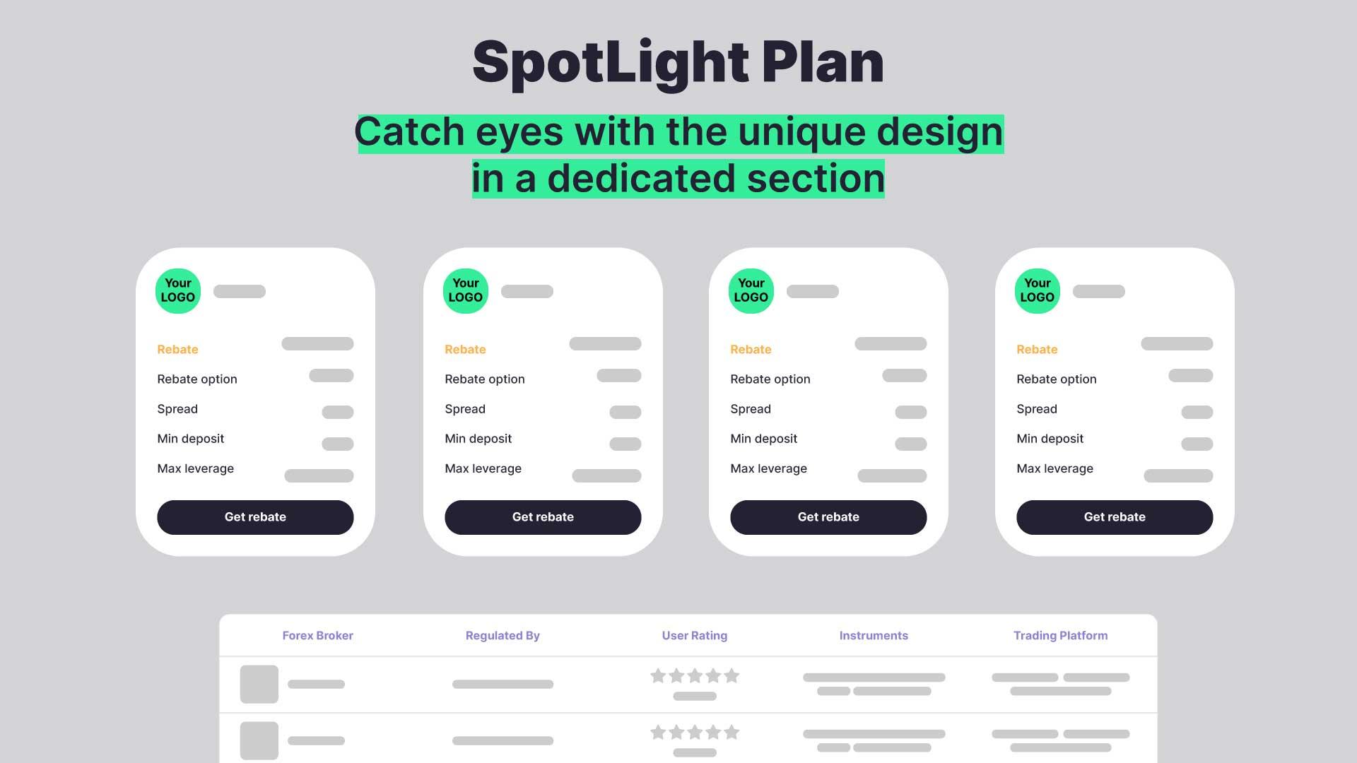 SpotLight Plan