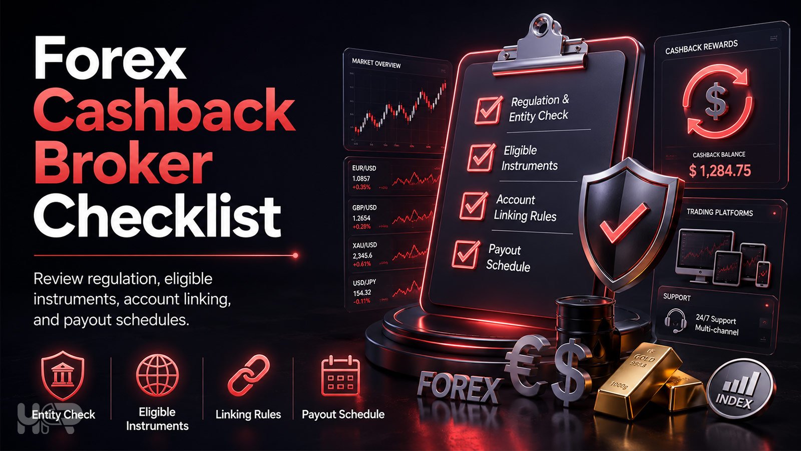 Forex cashback broker checklist for regulation instruments linking and payout rules