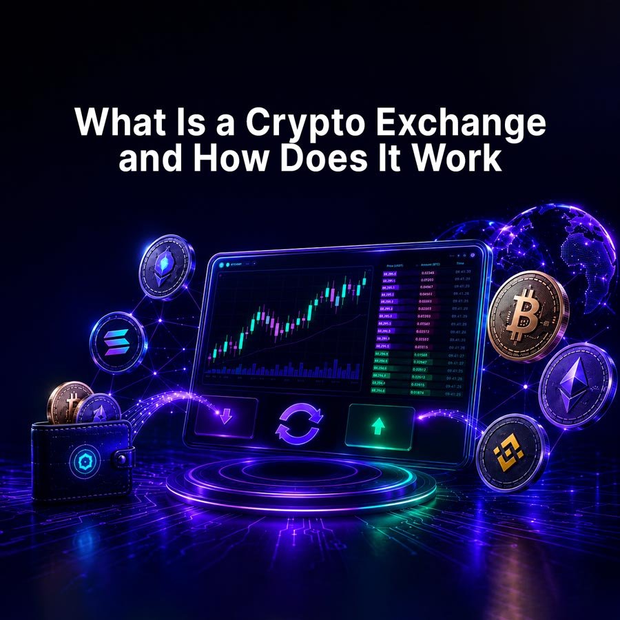 image about What Is a Crypto Exchange & How It Works