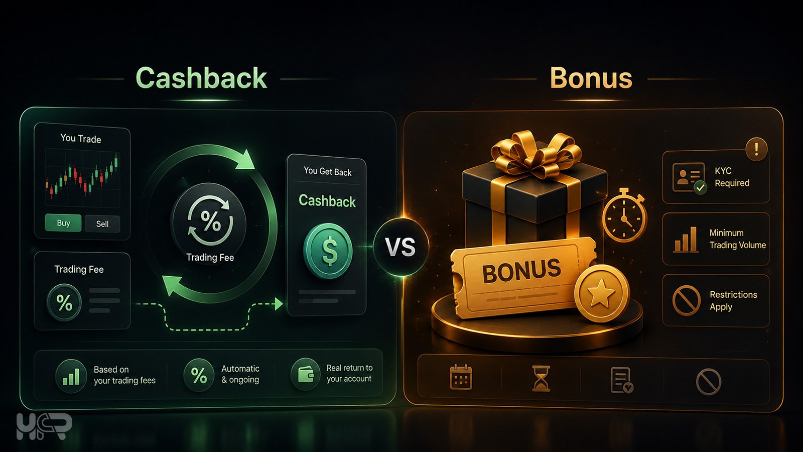 Crypto exchange cashback and exchange bonus comparison