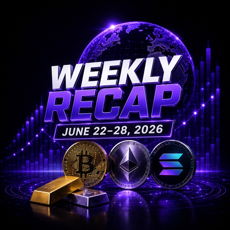 image about Weekly Crypto and Forex Market Recap: Dollar Strength, ETF Outflows and Metals Pressure – June 22–28, 2026