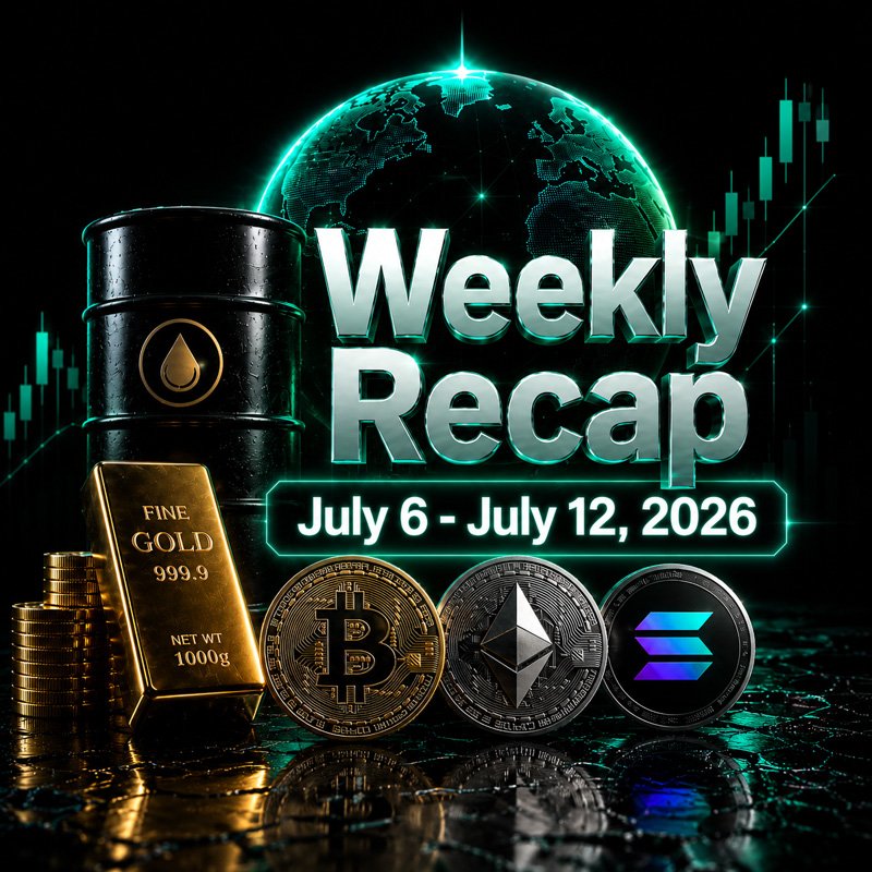 image about Weekly Crypto and Forex Market Recap: Oil Shock, Fed-Hike Repricing and Crypto Volatility - July 6-12, 2026