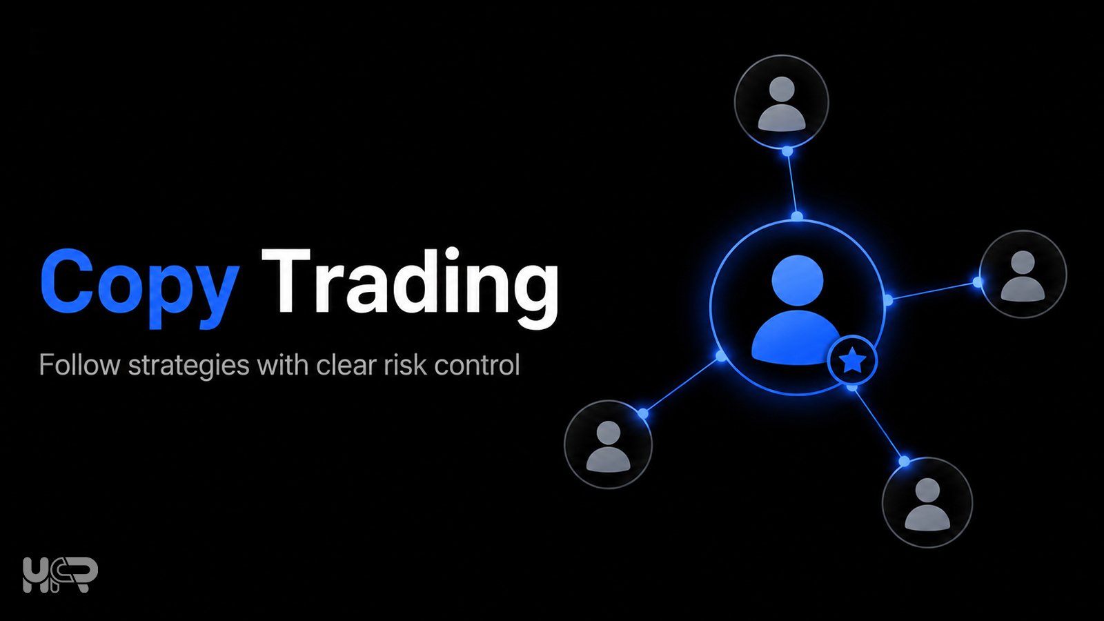 BingX copy trading network connecting a lead trader with followers