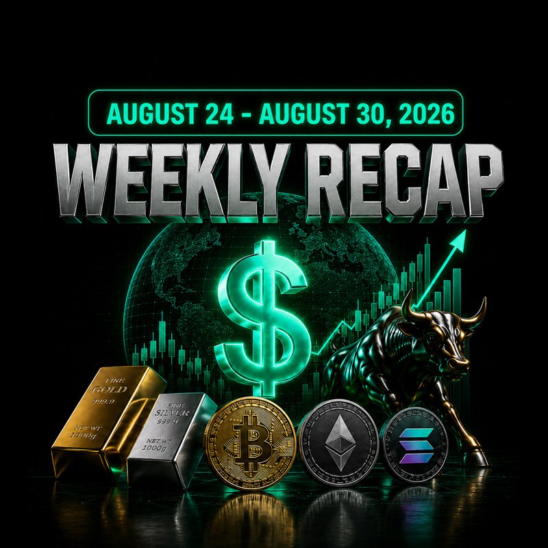 image about Weekly Market Recap: Warsh Puts Rate-Hike Risk in Focus as the Dollar Rises and Crypto ETF Inflows Stay Positive — August 24–30, 2026