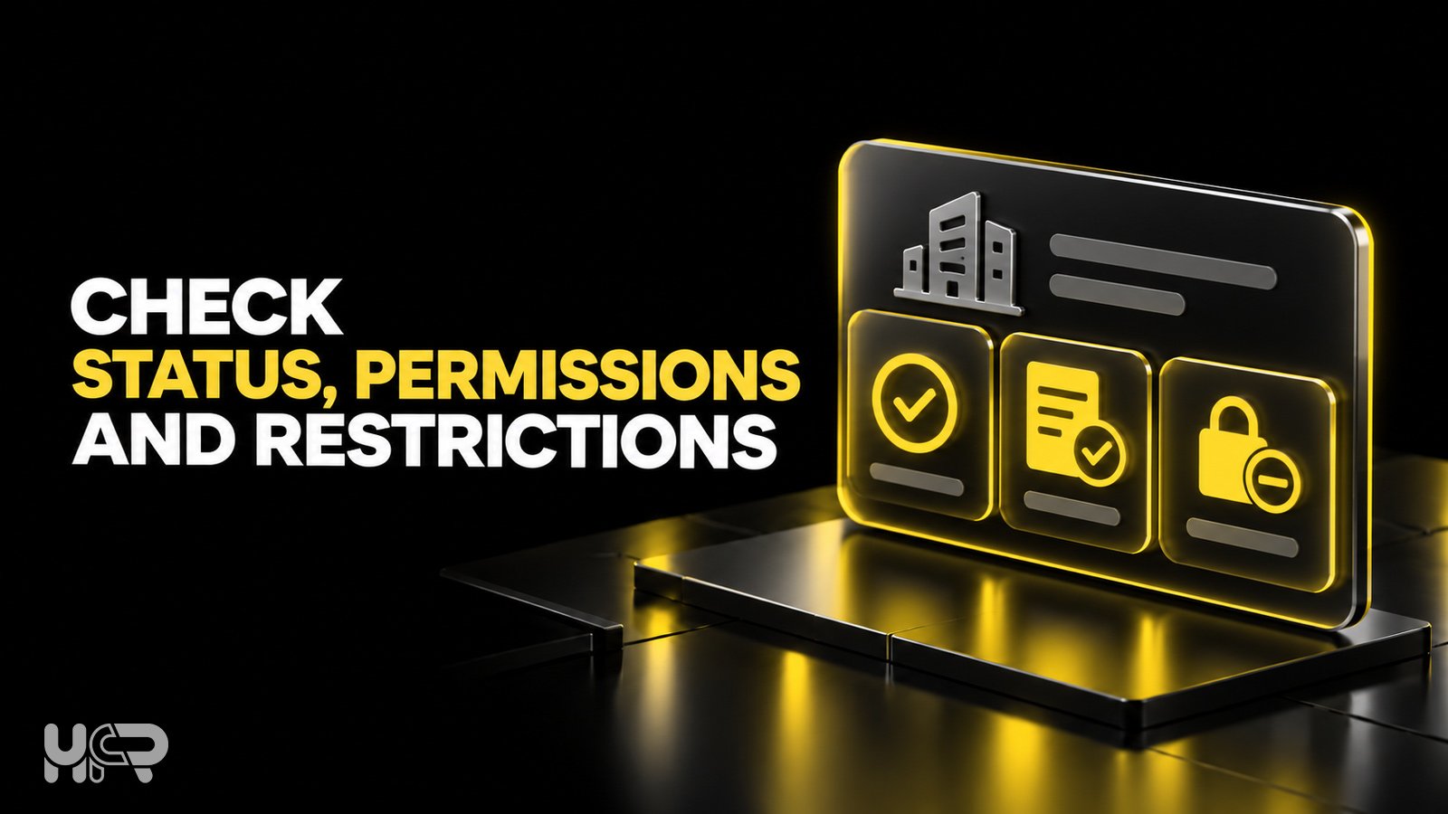 Forex broker regulatory record showing status, permissions and restrictions checks