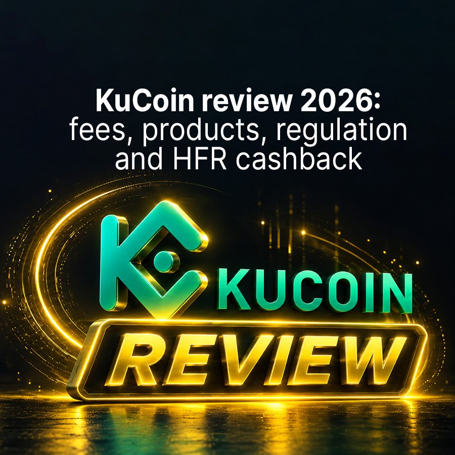 image about KuCoin review 2026: fees, products, regulation and HFR cashback
