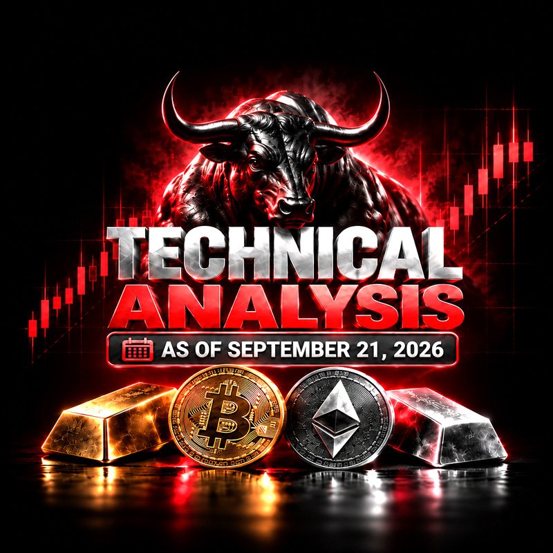 image about Bitcoin, Ethereum, gold and silver technical analysis: Key Daily Zones — September 21, 2026