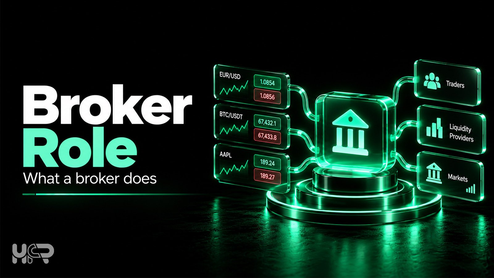 Forex broker role connecting traders, market pricing and liquidity providers