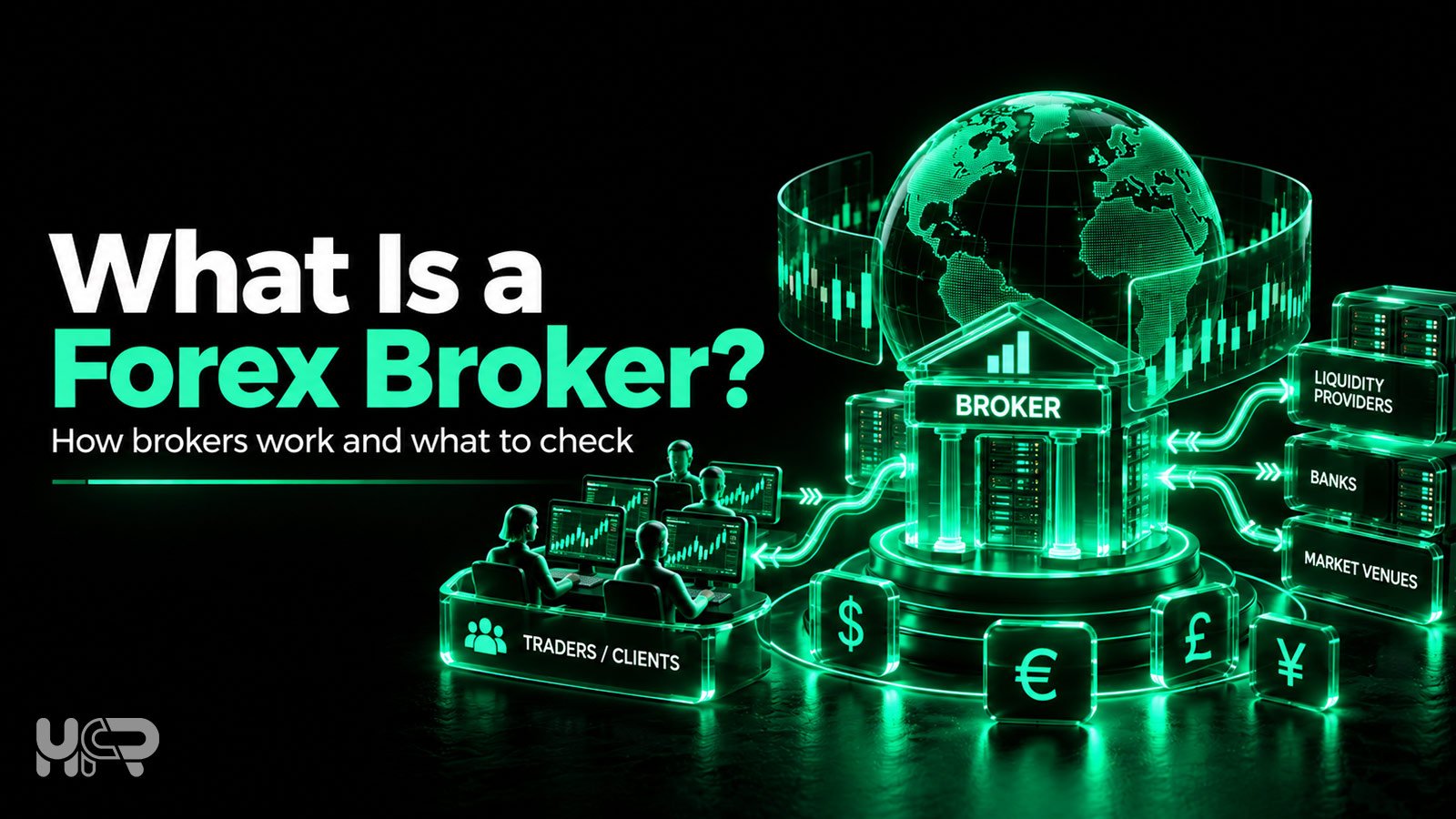 Forex broker connecting traders with liquidity providers, banks and market venues in the forex market