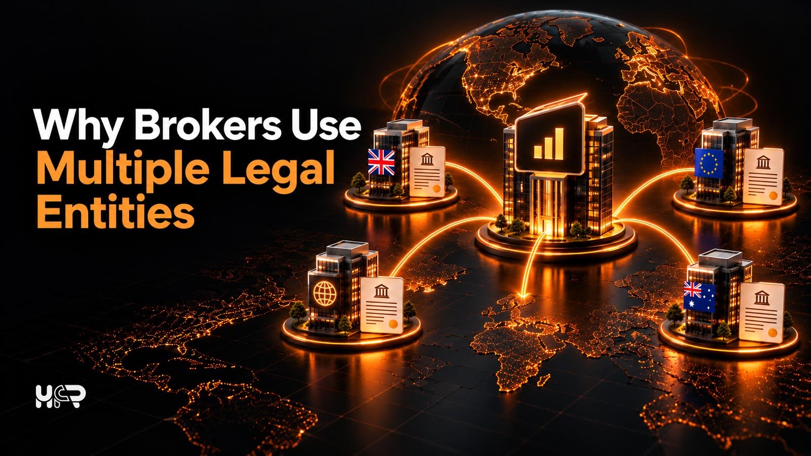 Global forex broker using multiple legal entities across different jurisdictions