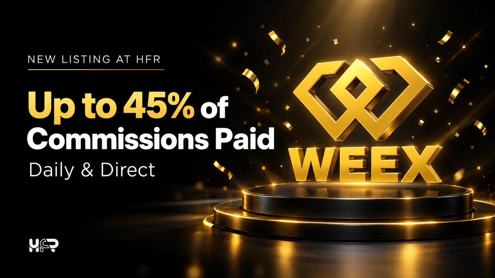 WEEX is now listed on HighFxRebates, giving eligible users access to cashback on specified Spot, Futures and API trading commissions.