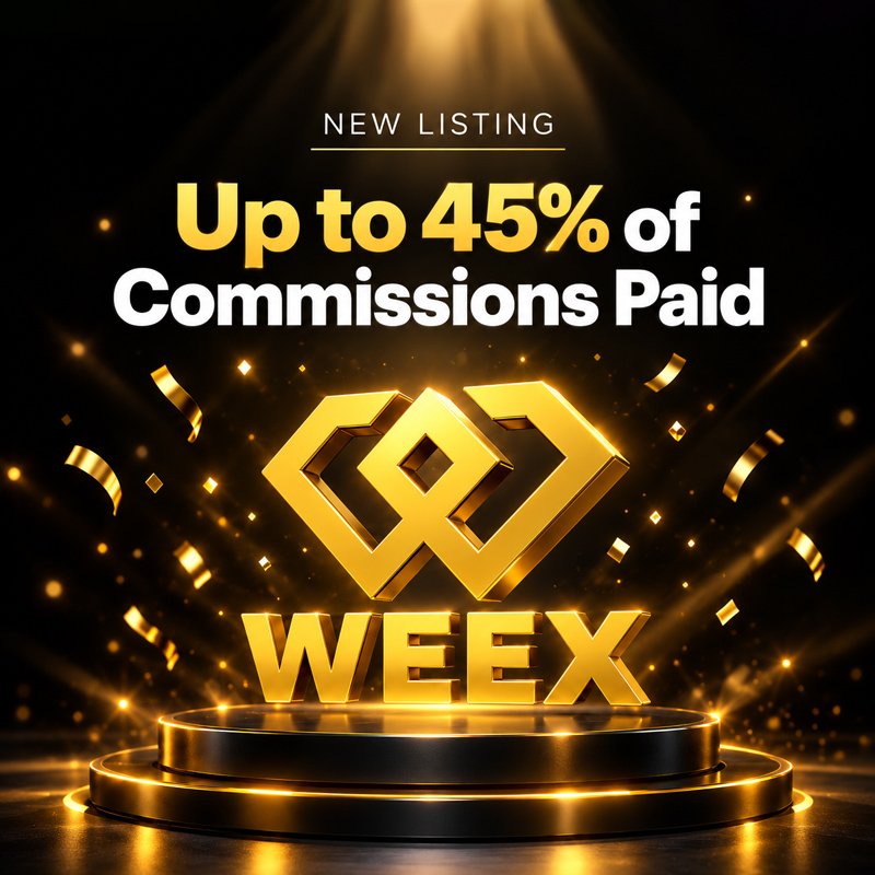 WEEX now available on HighFxRebates with up to 45% cashback post image