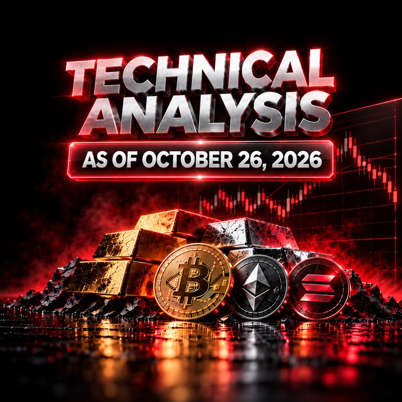 image about Bitcoin, Ethereum, Solana, Gold and Silver: Daily Technical Outlook After the October Pullback