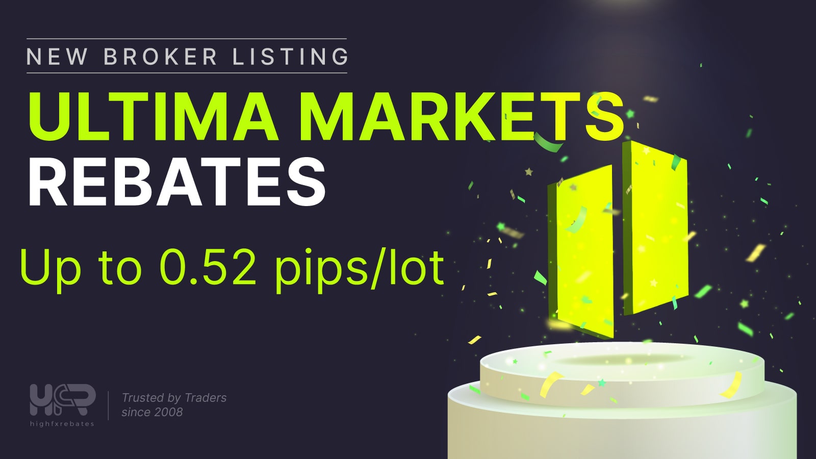 Ultima Markets broker special rebate